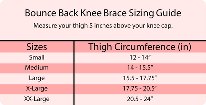 Bounce Back Knee Brace – Customizable FlexiCore Spring & Compression